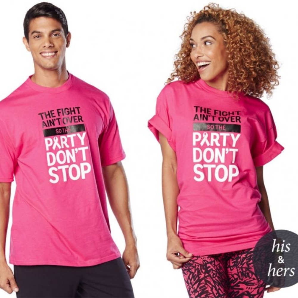 Zumba Loved By All Party In Pink Tee-Berry